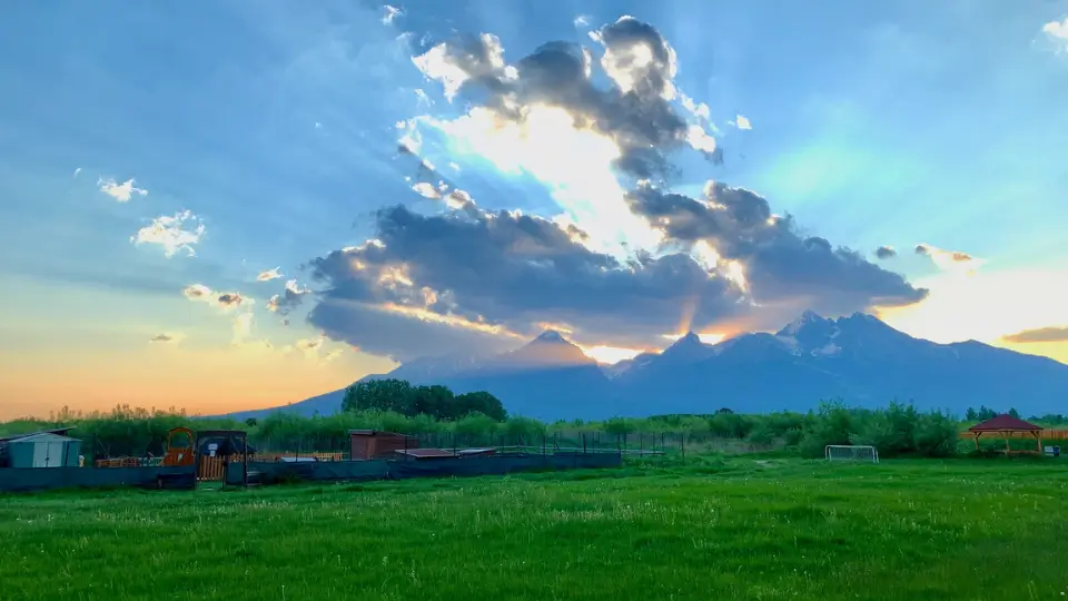 High Tatra's View from the Field